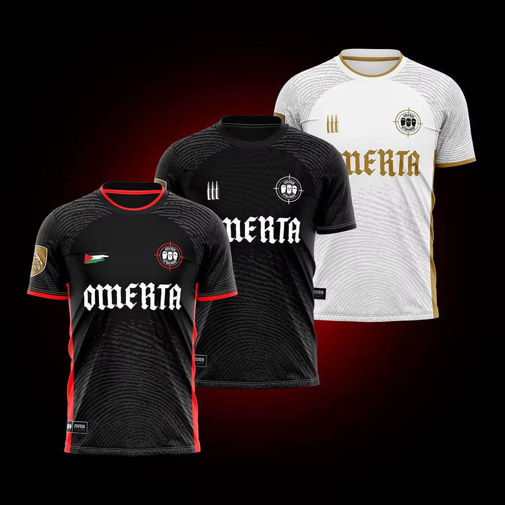 Omerta Boxing Jerseys Outdoor Street Wear Men'S and Women'S Oversized Breathable Sweatshirts Kids' T Shirts Gym Tops Men'S Gifts