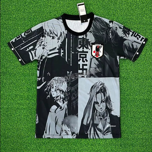 Japanese Printed Football Jersey, Waves Jingle Cat, Darth Vader Football Quick Drying Children'S Short Sleeved Shirt